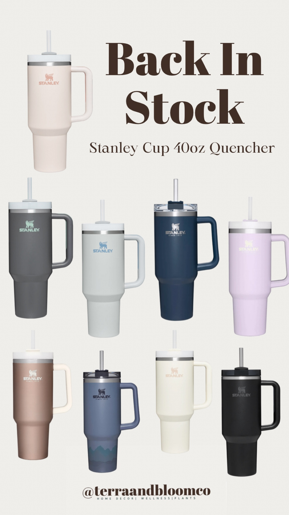 The cup I can’t shut up about is back in stock!!! #stanleycup #stanleyquencher #stanleytumbler #drinkyourwater

#LTKunder50 #LTKSeasonal