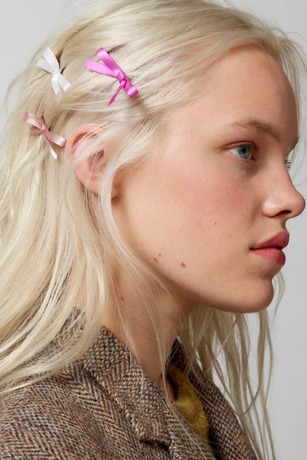 Satin Bow Hair Slide 6-Pack Set | Urban Outfitters (US and RoW)