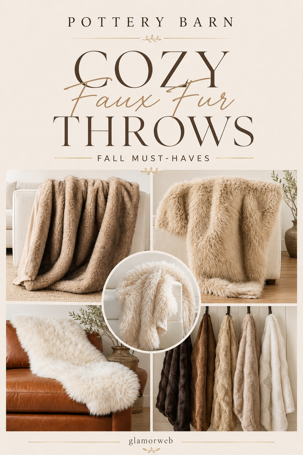 These Pottery Barn faux fur throws are such a fall must-have 🤎🍂 I love how they instantly make a sofa, chair, or bed feel softer, warmer, and way more pulled together. The neutral shades are so easy to style, and that fluffy texture gives the whole room that cozy, expensive-looking fall vibe without doing too much. Definitely one of my favorite little home upgrades for cozy season.

#PotteryBarn #PotteryBarnFinds #FauxFurThrow #FauxFurBlanket #FallHomeDecor #FallMustHaves #CozyHome #CozyFall #ThrowBlanket #LivingRoomDecor #BedroomDecor #NeutralHome #FallLivingRoom #FallBedroom #HomeDecorFinds #AutumnDecor #CozySeason #LuxuryHomeDecor #HomeRefresh #FallDecorIdeas 

 #LTKSeasonal #LTKHome #LTKSaleAlert
