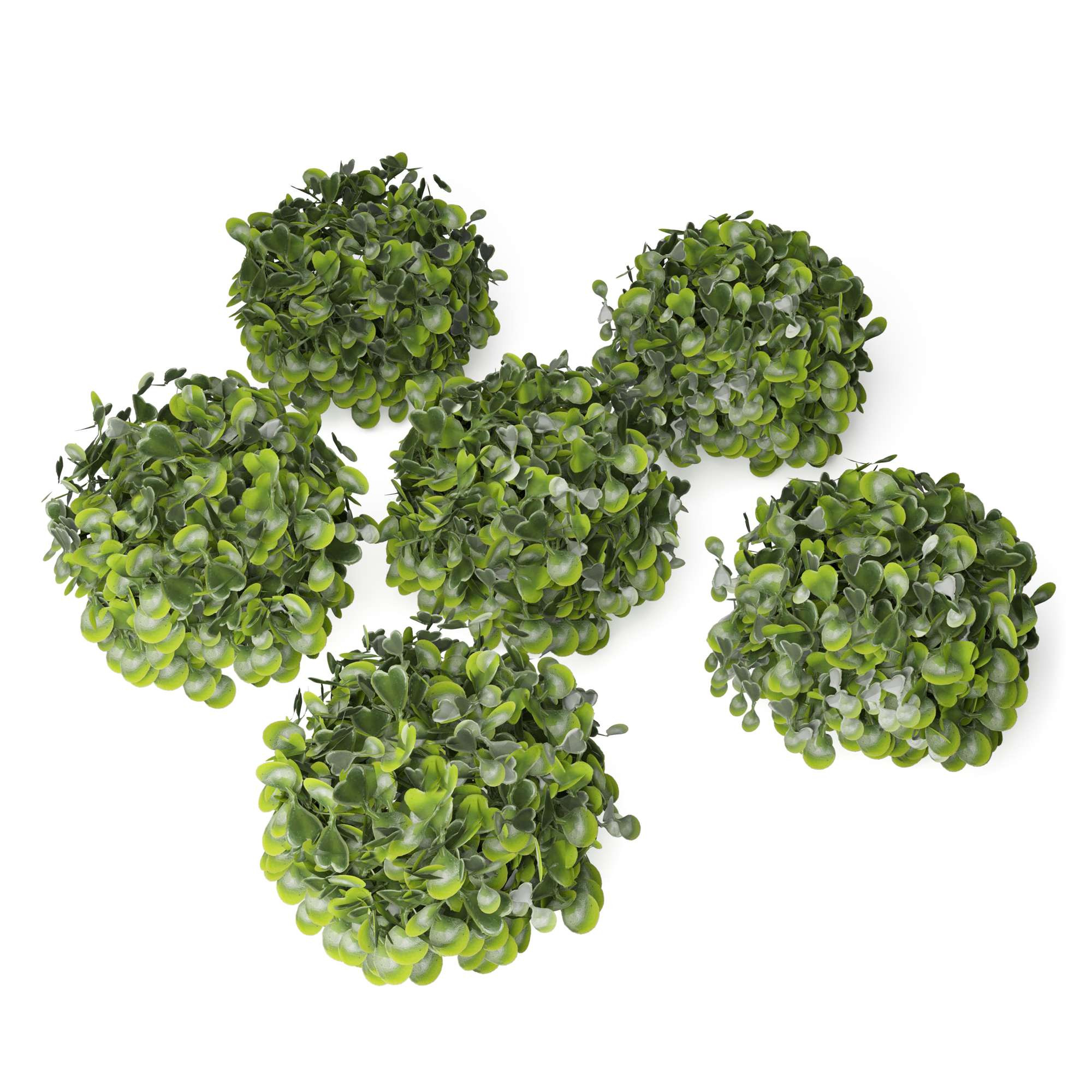 Barnyard Designs Set of 6 (5") Artificial Boxwood Topiary Balls, Faux Fake Plant Greenery Spheres... | Walmart (US)