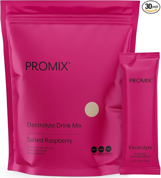 ProMix Nutrition Electrolytes Powder Hydration Packets - 30 Servings - Raspberry | Amazon (US)