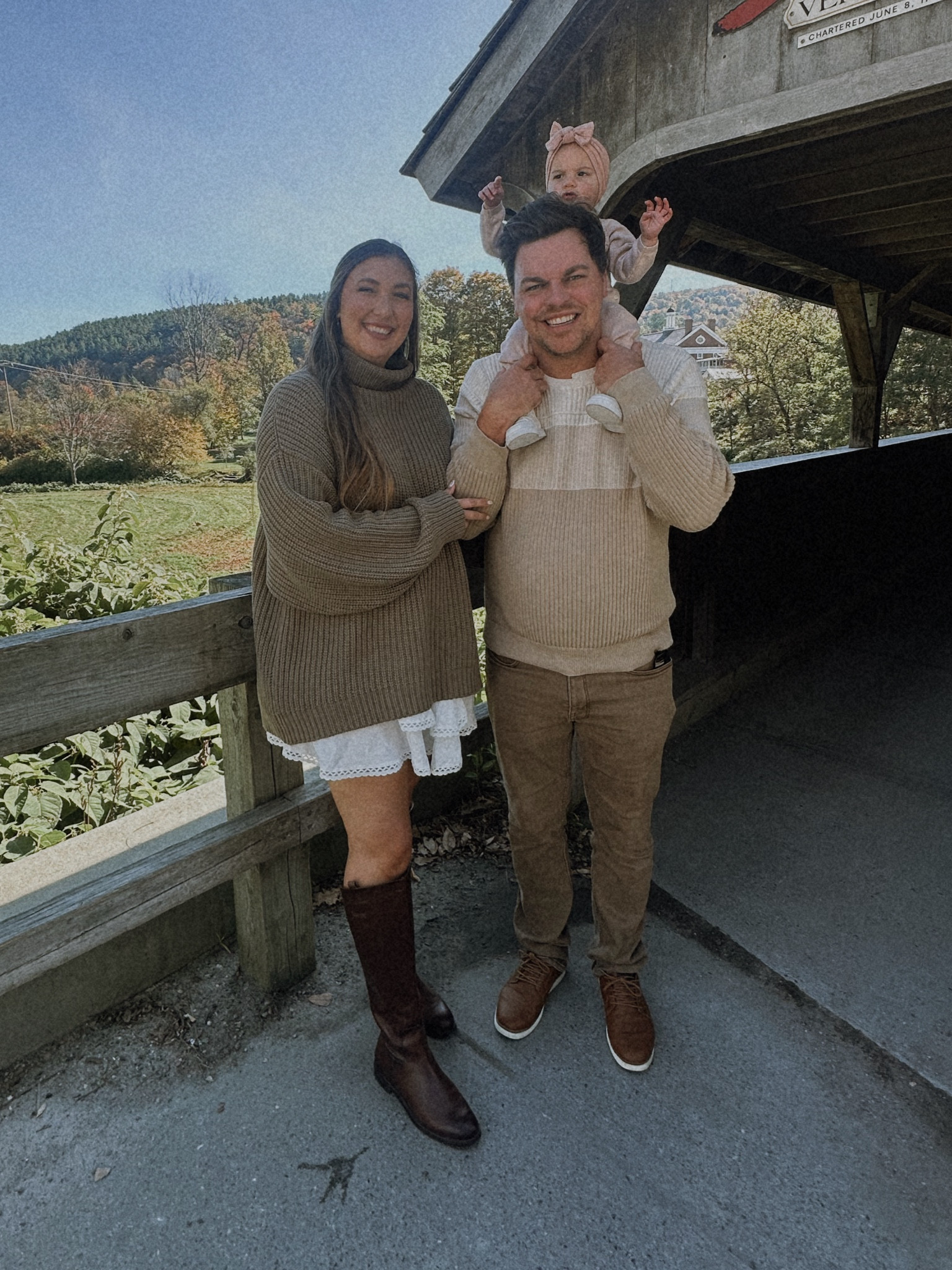 Fall family photos outfits 
Tts XL sweater, sized up XXL skirt
Men’s & baby outfits linked too. 


#LTKStyleTip #LTKSeasonal #LTKMidsize