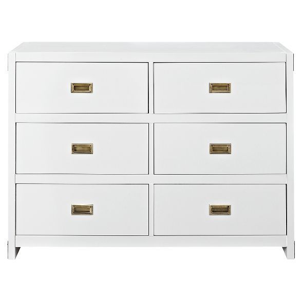 Baby Relax Georgia Campaign Dresser - White | Target