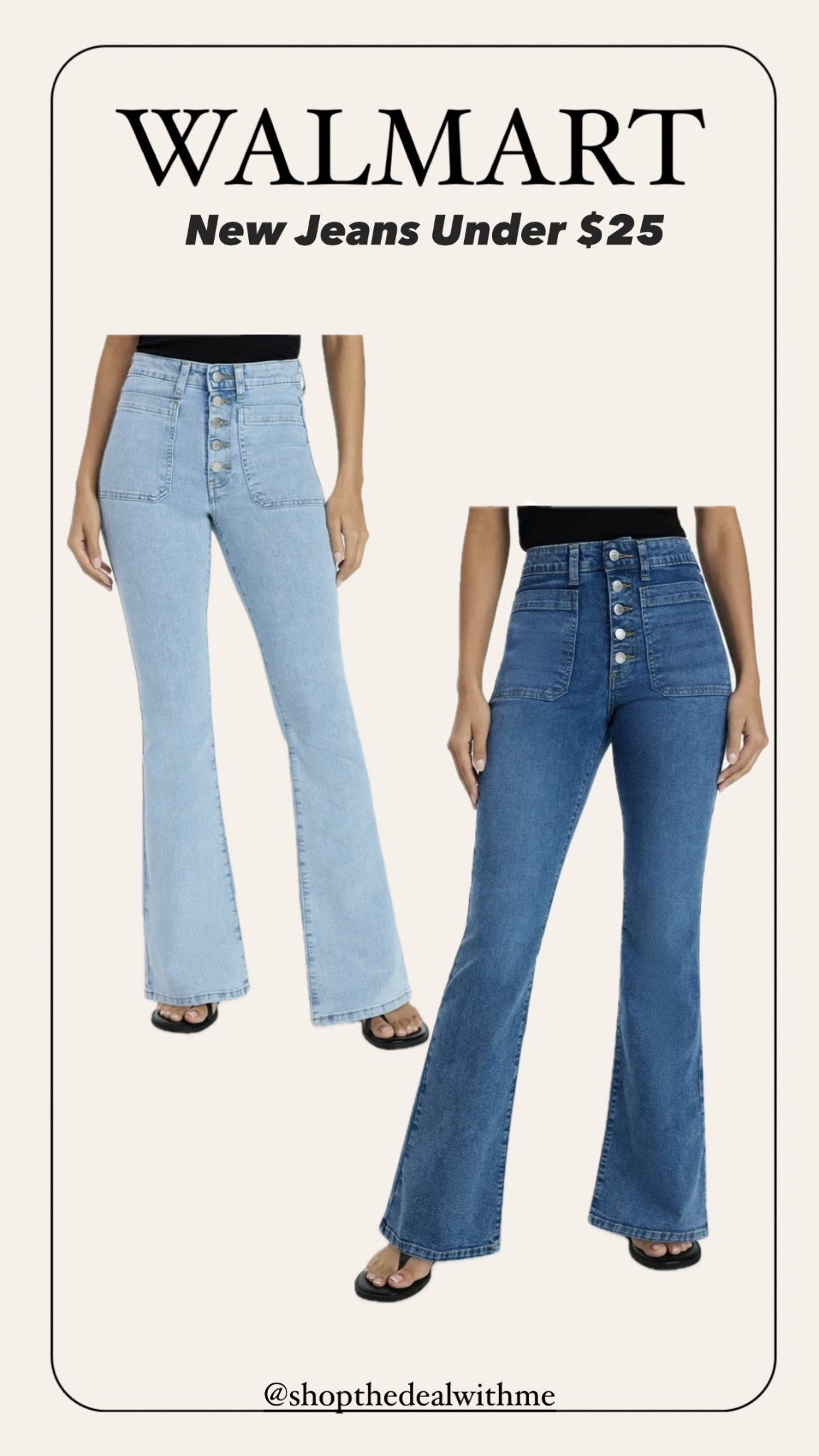 Walmart jeans $24.98 

Walmart jeans, Walmart new arrivals, flare jeans 

#LTKgrwm #LTKFindsUnder50 #LTKFindsUnder100