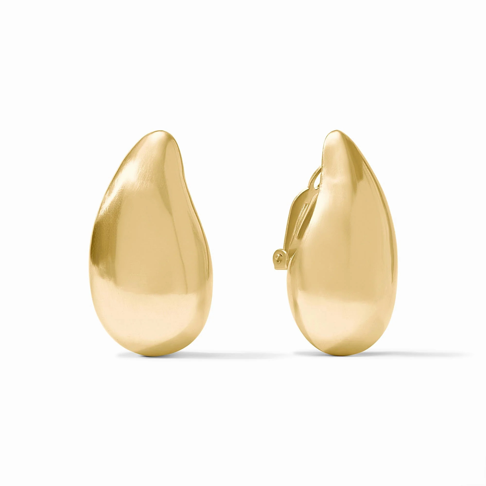 Gold Wave Clip Earring | Julie Vos