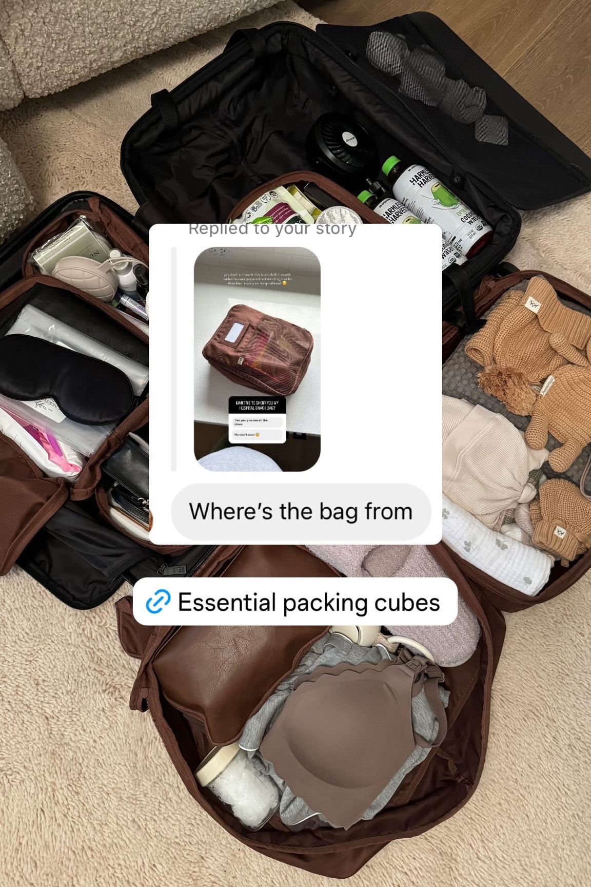 Packing my hospital bag and these compression packing cubes are ELITE. Love this color, too. Using my carry-on suitcase 

#LTKBaby #LTKBump #LTKItBag