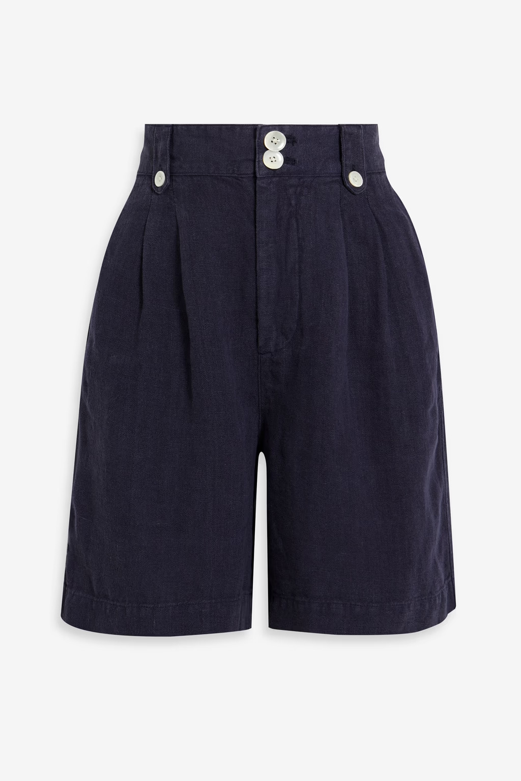 Drill pleated linen shorts | The Outnet (US and CA)
