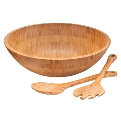 Lipper International 3pc Bamboo Salad Set | Target