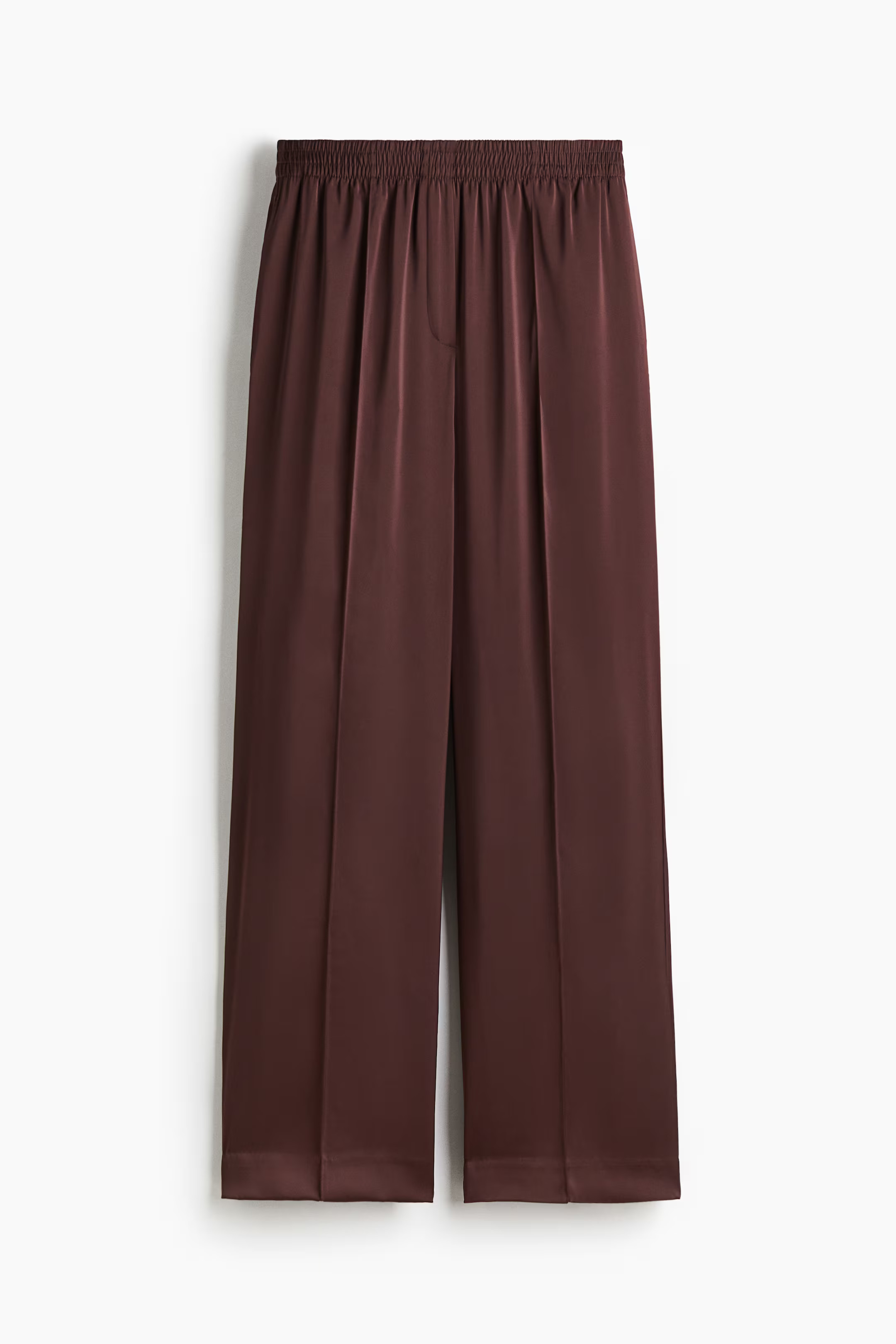 Wide crease-detail trousers | H&M (UK, MY, IN, SG, PH, TW, HK)