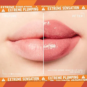 Plumping Lip Gloss: Caution! This lip plumper gloss may cause duck lips! Get instant and overtime... | Amazon (US)