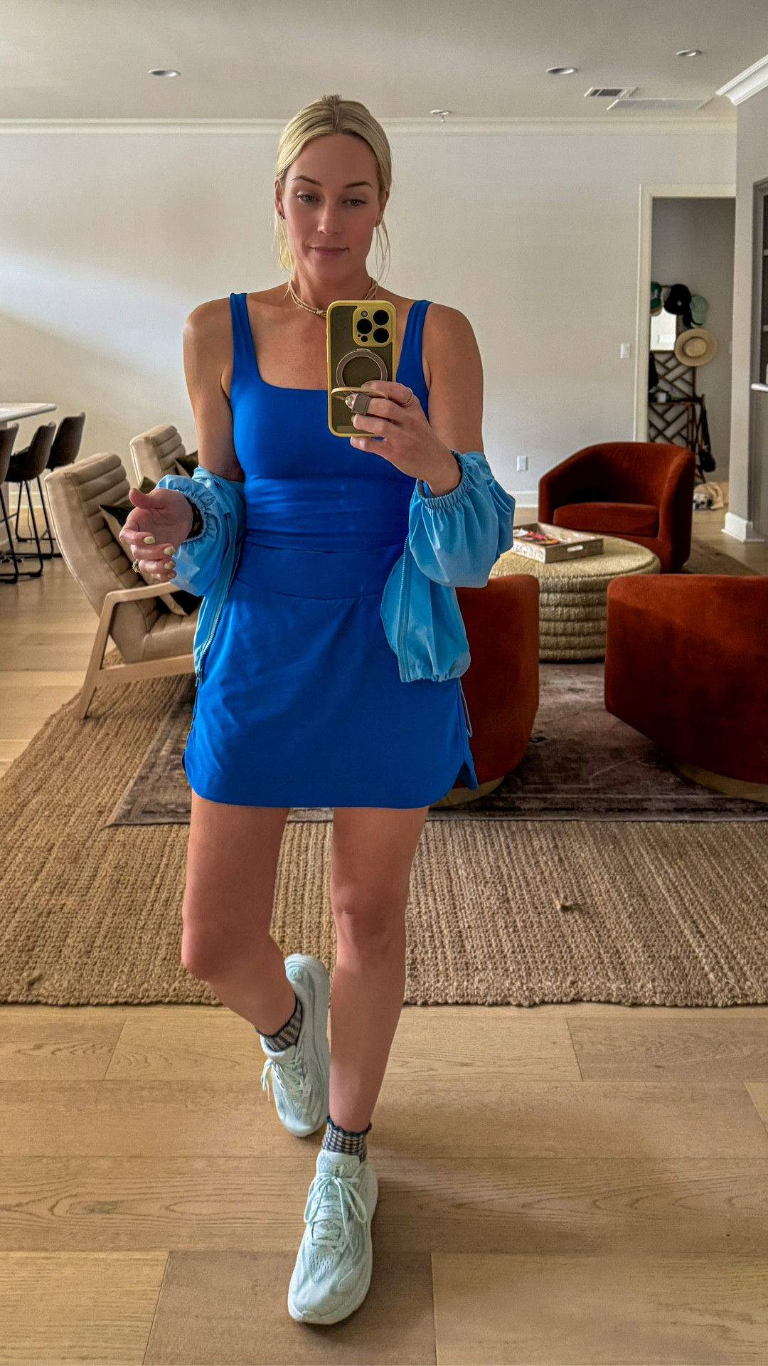 Head-to-toe Amazon with HOKA sneakers: a blue quarter-zip, tennis skirt, and effortless layers made for Austin fall.
👟
Shoes: HOKA Clifton 10 in druzy droplet
💙
#LTKFallFashion #fallcolortrends #boldblue #Amazonfashion #Amazonoutfit #falloutfitideas #sportystyle #tennisskirt #quarterzip #HOKAsneakers #Austinstyle #ElevatedAthleisure #lululemondupes

#LTKActive #LTKFindsUnder50 #LTKStyleTip