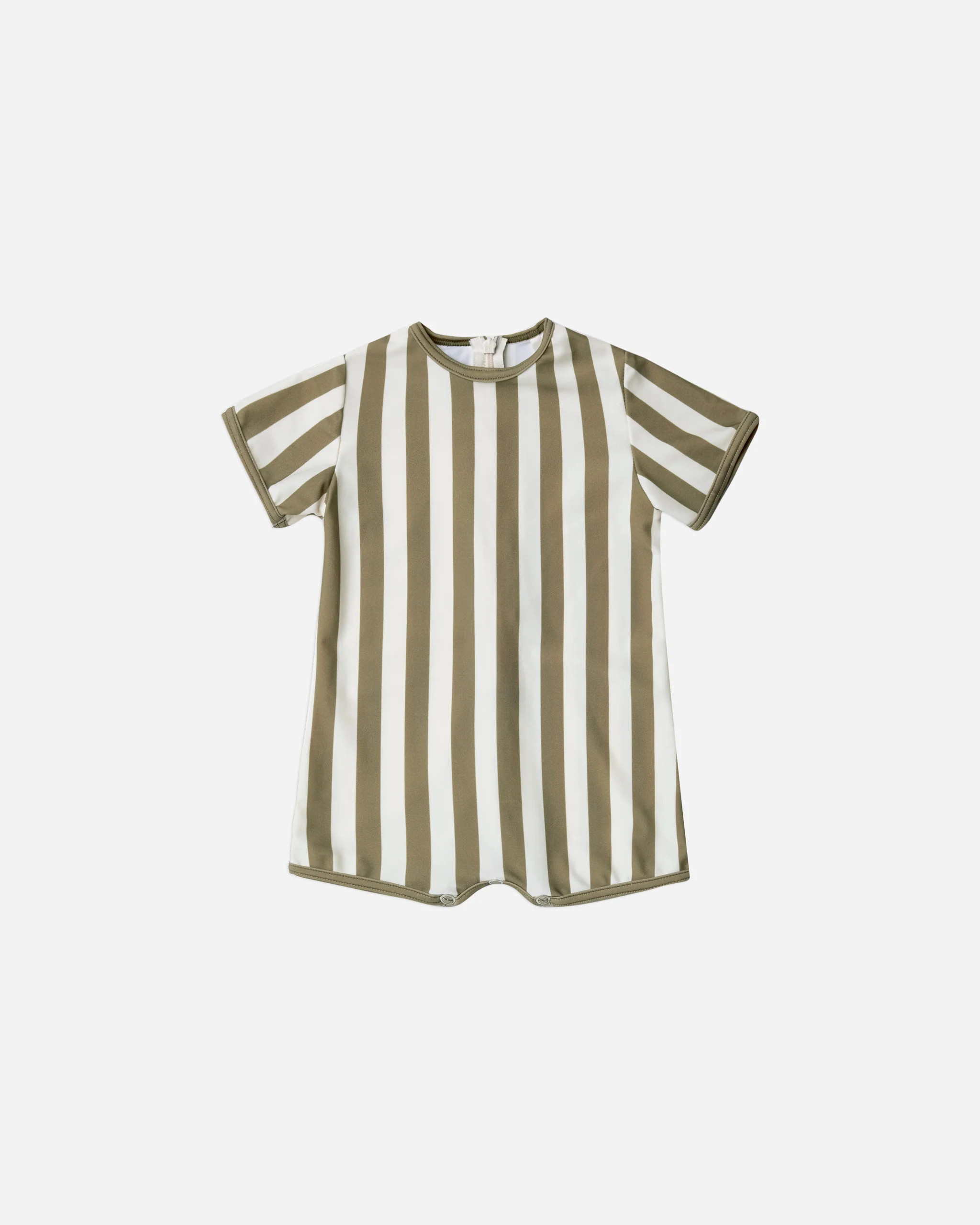 shorty one-piece || olive stripe | Rylee + Cru