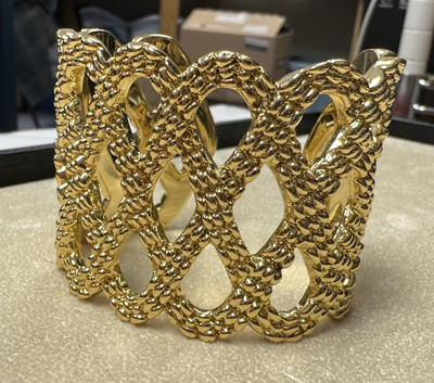 Lilly Pulitzer Gold Tone Weave Cuff Bracelet | eBay | eBay US