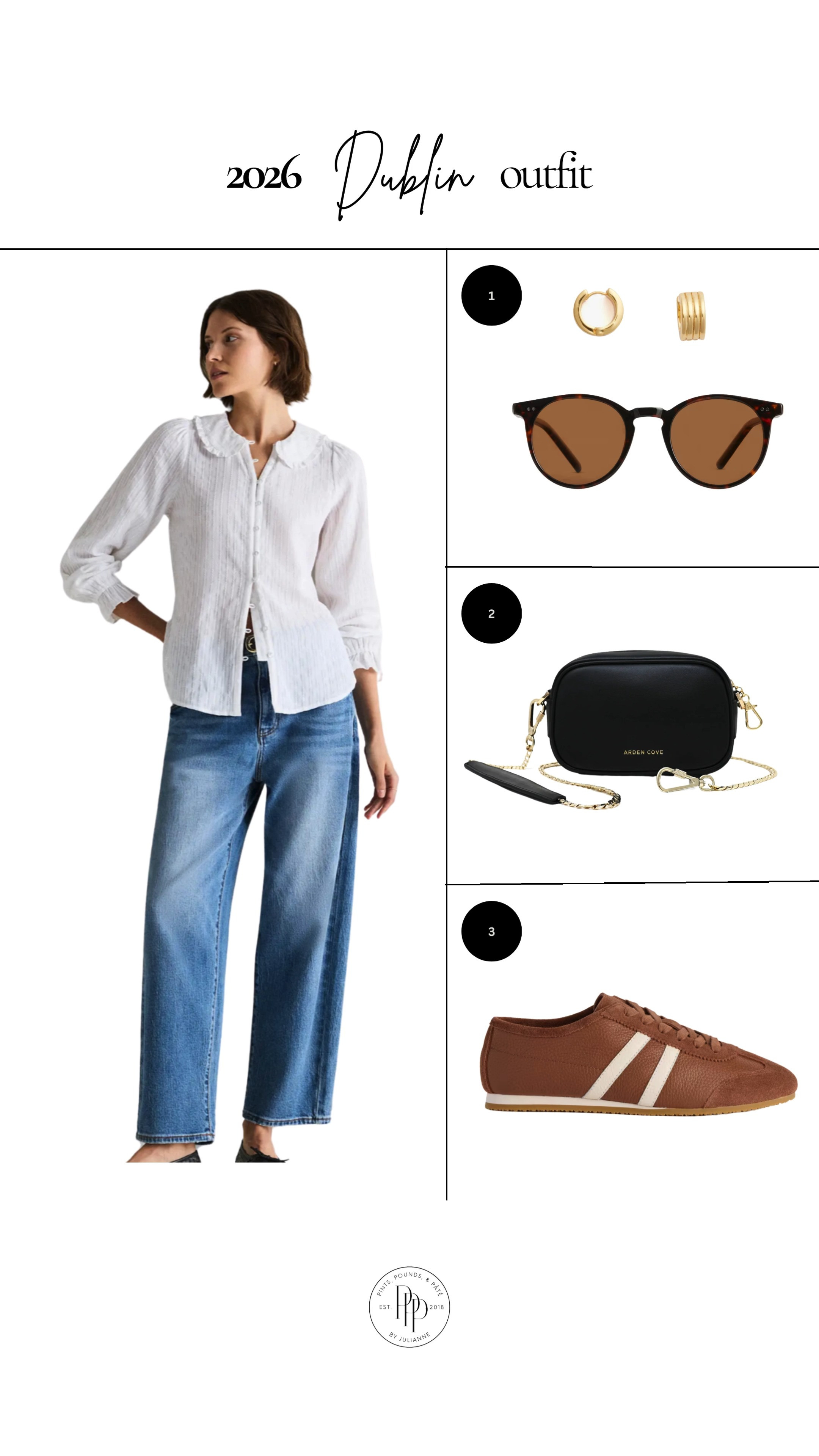 The cutest casual Dublin outfit — comfy, classic + so easy to pack! ✈️

europe, spring, summer, fall, travel, vacaiton,ireland, dublin 

 #LTKootd #LTKSeasonal #LTKTravel