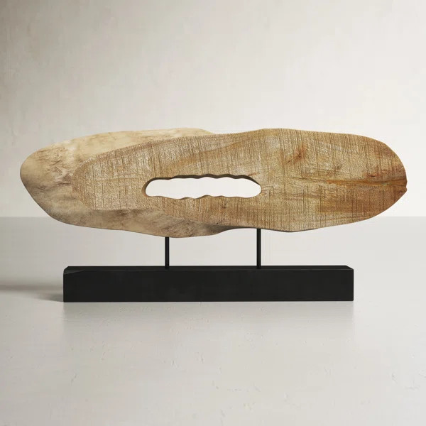 Bellemoor Humnoke Beige/Black Sculpture | Wayfair North America