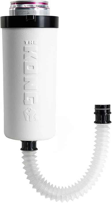 The Kong Skinny Can - Portable Coozie or Bottle Cooler/Cup With Detachable, Expandable, Hose To F... | Amazon (US)