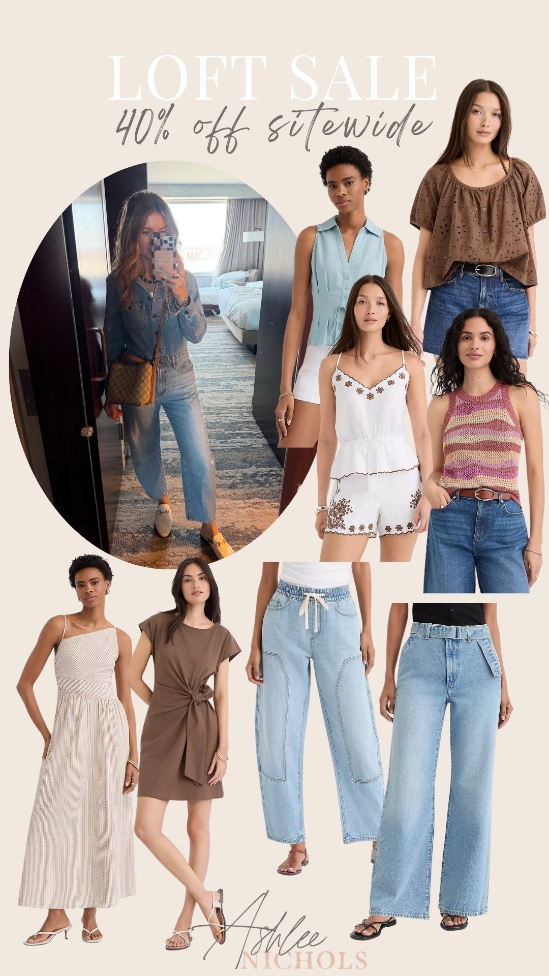 40% off Loft sitewide sale!

Denim jumpsuit, spring outfit, tie waist jeans, linen dress, summer outfit

#LTKSaleAlert #LTKootd #LTKSeasonal