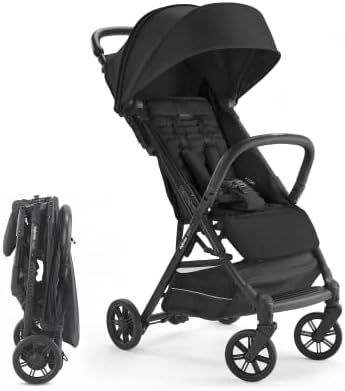 Inglesina Quid Baby Stroller, Lightweight Foldable Travel Stroller for Airplane, Onyx Black | Amazon (US)
