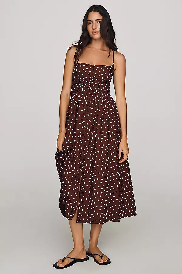 Katerina Button-Front Dress | Anthropologie (US)