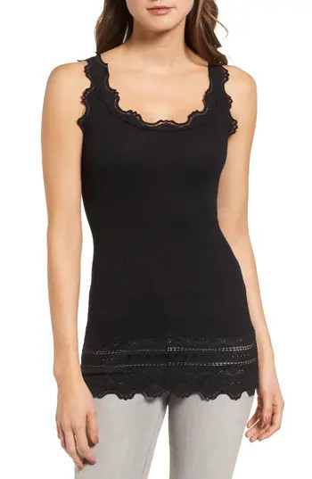 Women's Rosemunde Silk & Cotton Rib Knit Tank | Nordstrom