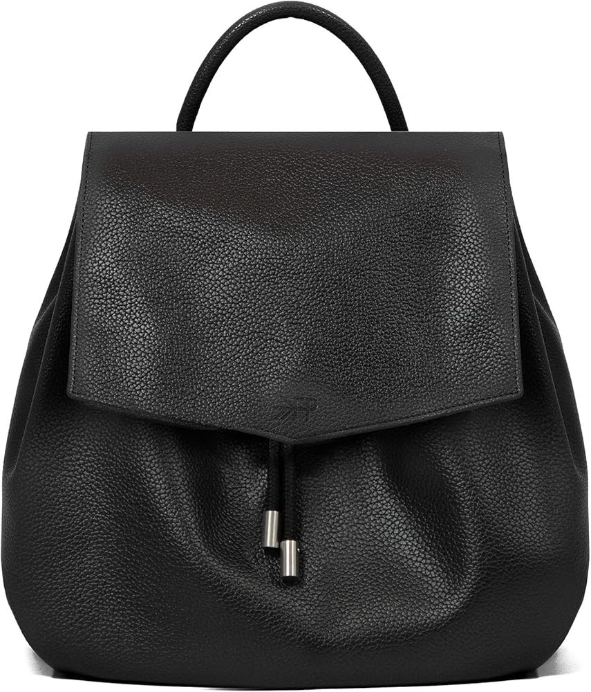 Freshly Picked Drawcord Diaper Bag Backpack, Ebony | Amazon (US)