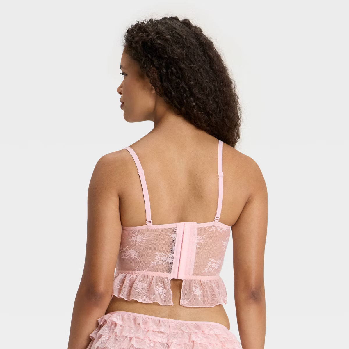 Women's Ruffle Lace Corset - Wild Fable™ | Target