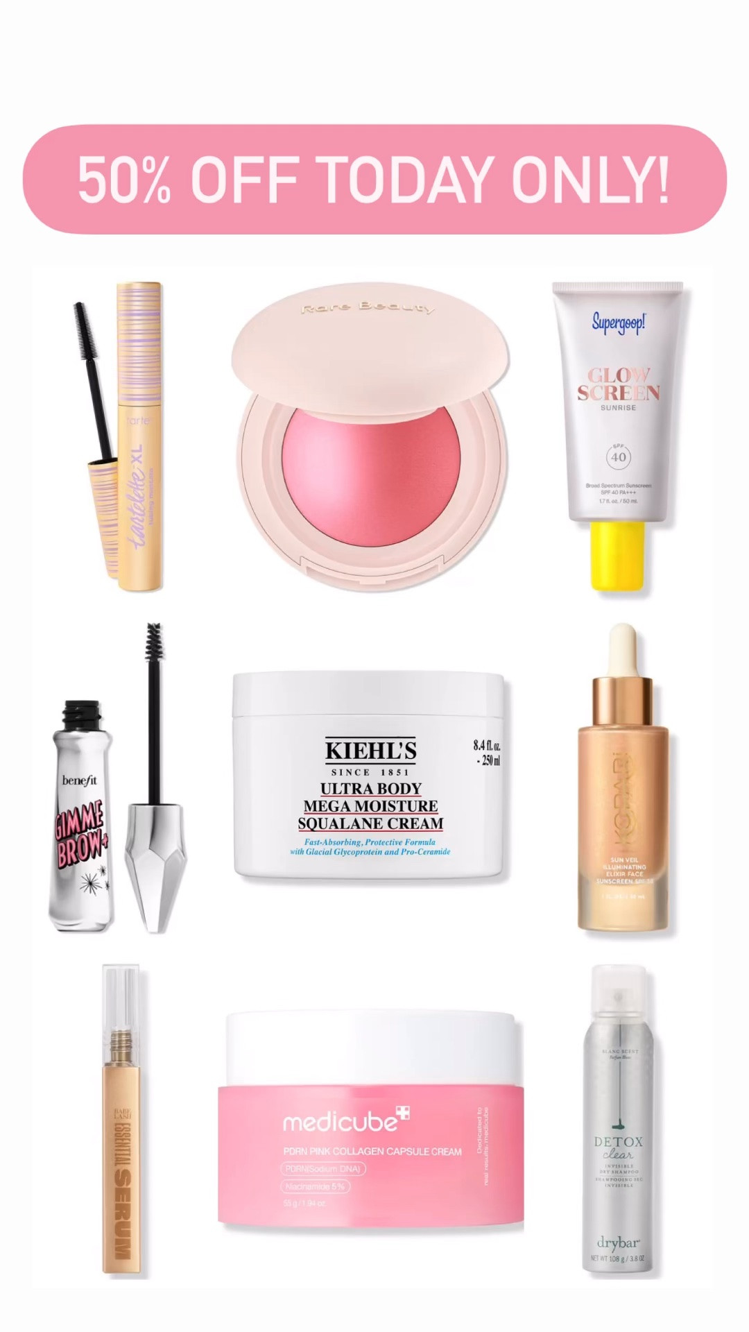 Ulta Beauty deals! All 50% off today only

#LTKSaleAlert #LTKBeauty
