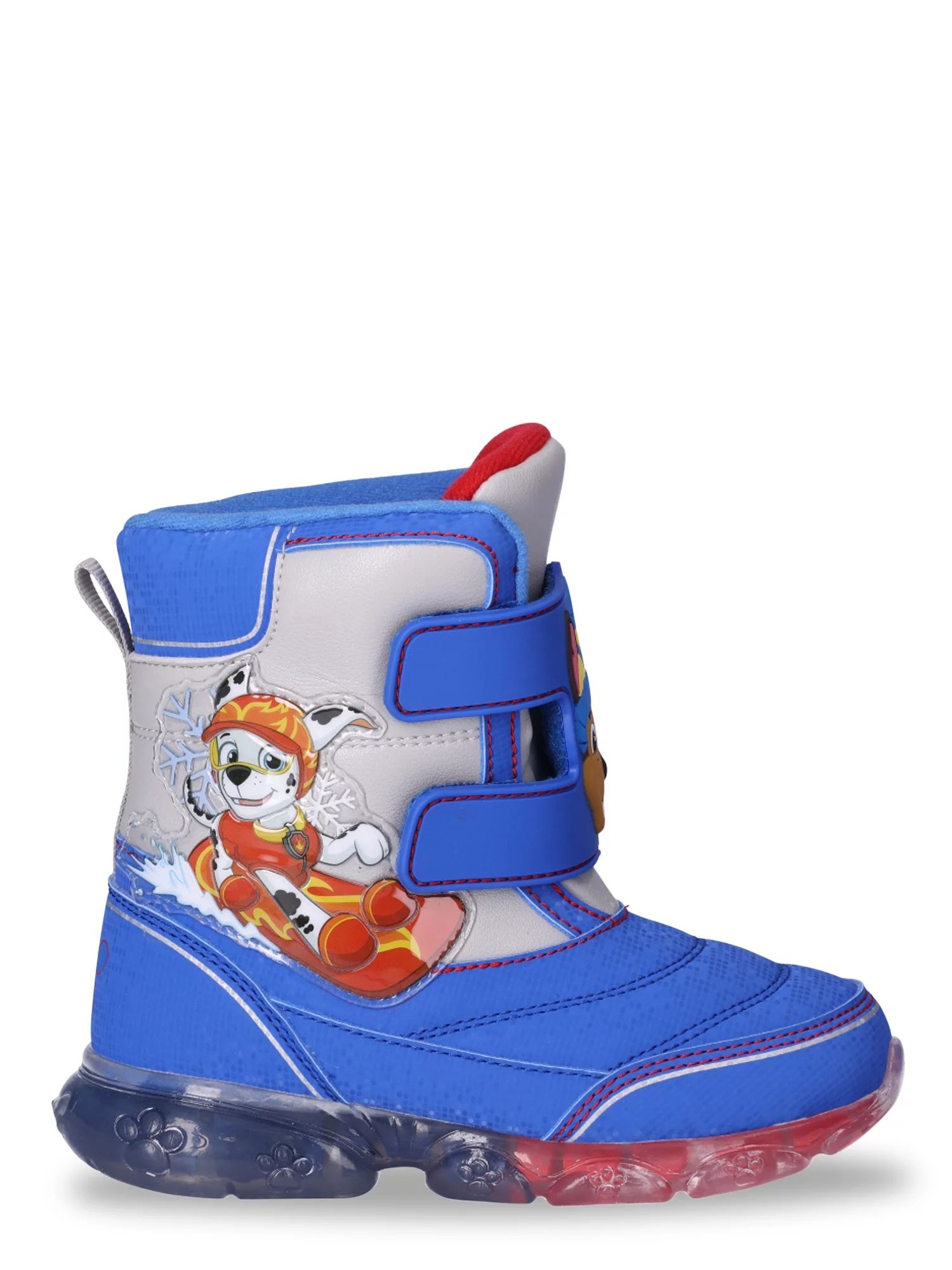Paw Patrol Toddler Boy Light Up Winter Snow Boots, Sizes 7-12 | Walmart (US)