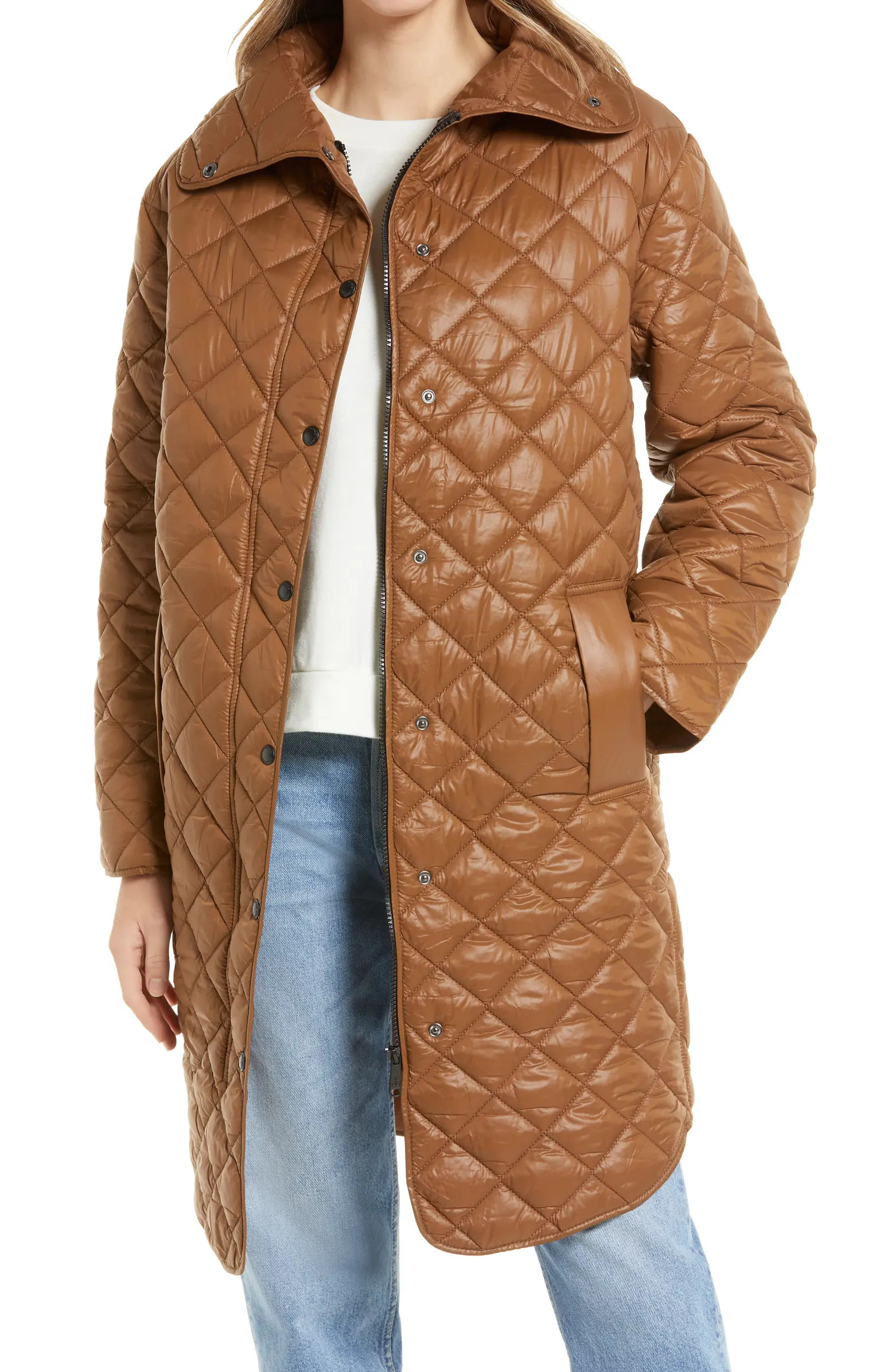 Diamond Quilted Coat | Nordstrom