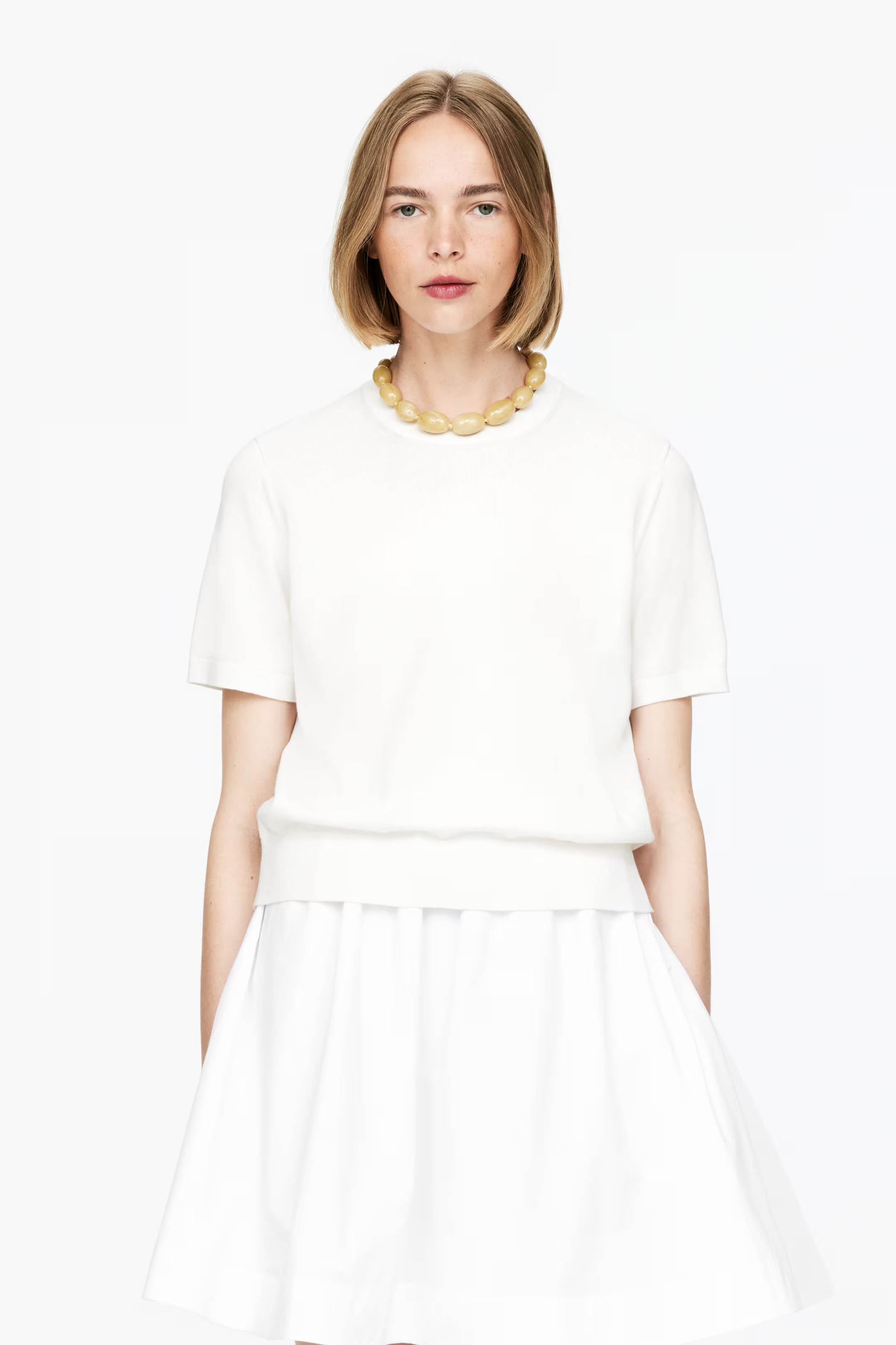 Kurzärmliges Strickoberteil | H&M (DE, AT, CH, NL, FI)