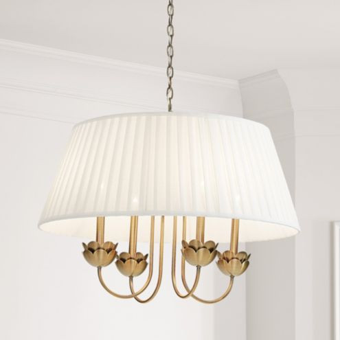 Francesca 4-Light Scalloped Chandelier | Ballard Designs, Inc.