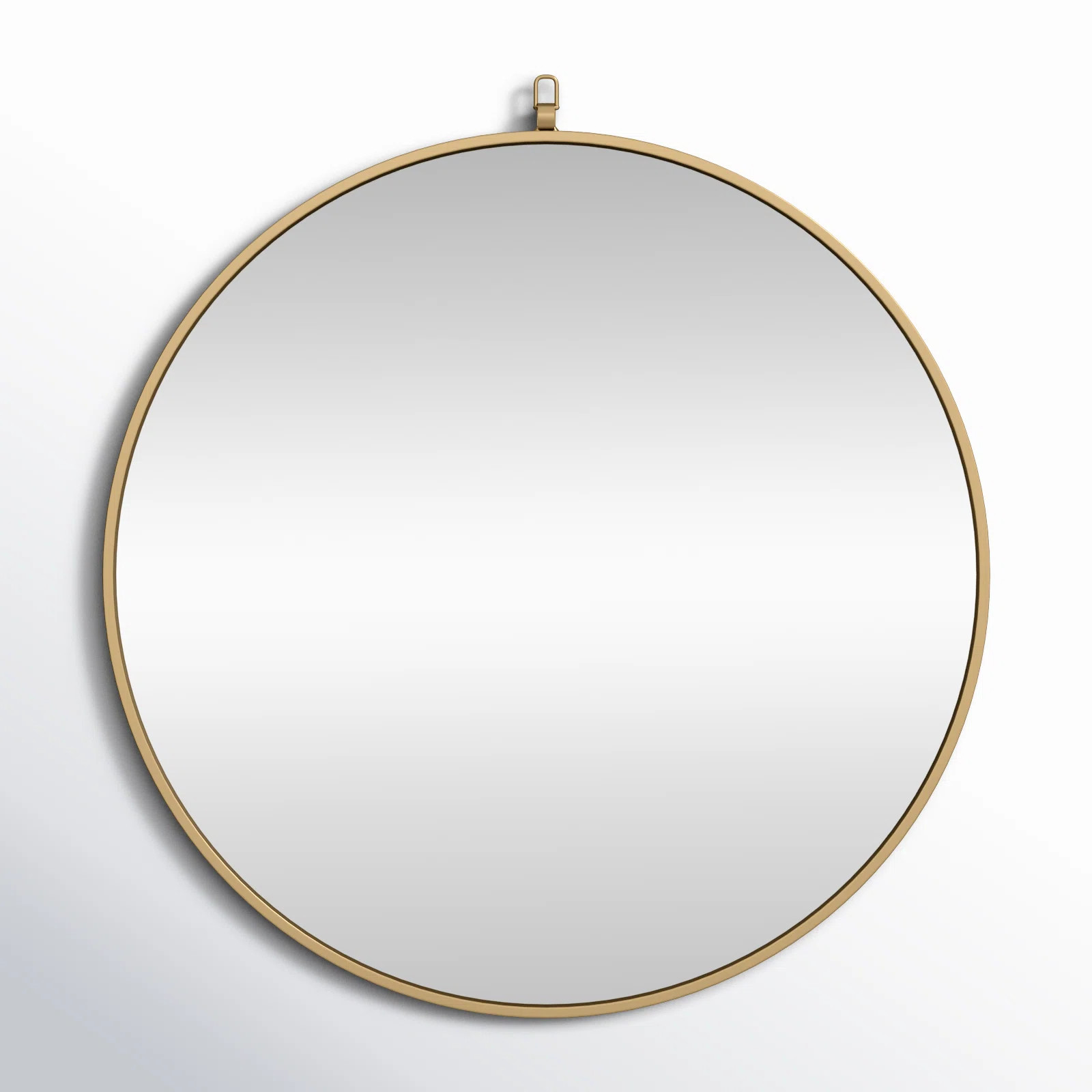 Cassie Metal/Manufactured Wood Round Wall Mirror | Wayfair North America