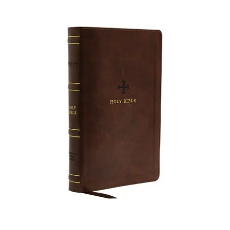 Nrsv Catholic Bible Standard Personal Size Leathersoft Brown Comfort Print : Holy Bible (Hardcover) | Walmart (US)