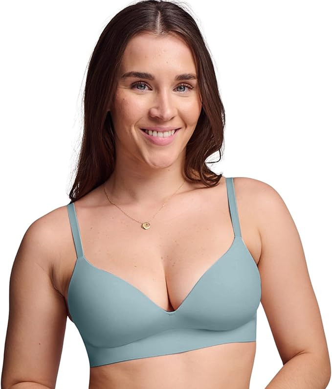 Floatley to The T-Shirt Wireless Lightly Lined Demi Bra for Women, Seamless Silky Comfort Grip Ba... | Amazon (US)