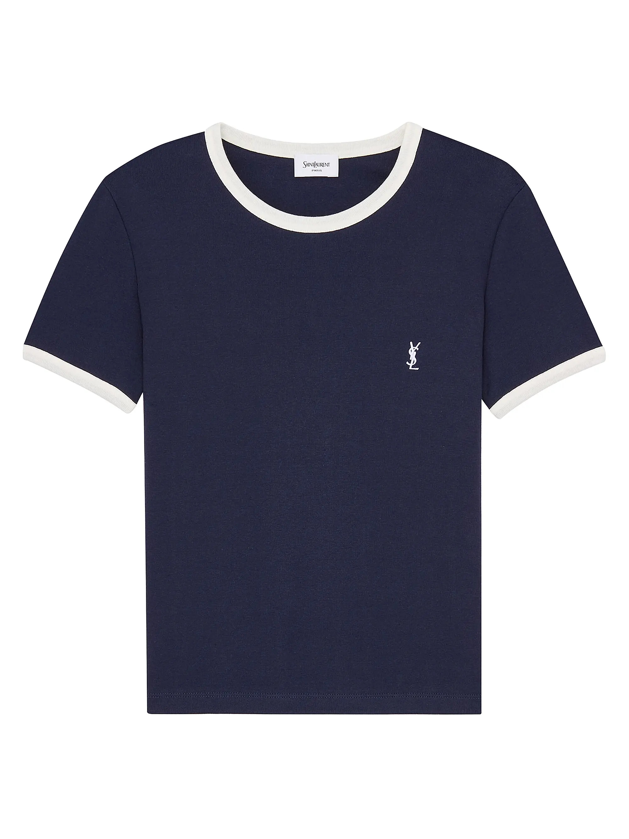 Cassandre T-Shirt in Ribbed Cotton Jersey | Saks Fifth Avenue