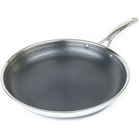 HexClad 12 Inch Hybrid Stainless Steel Frying Pan | Walmart (US)