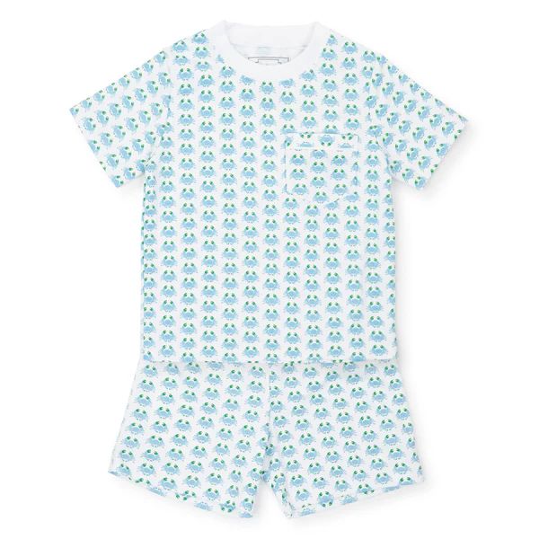 Charles Boys' Pima Cotton Short Set - Cool Crabs | Lila and Hayes