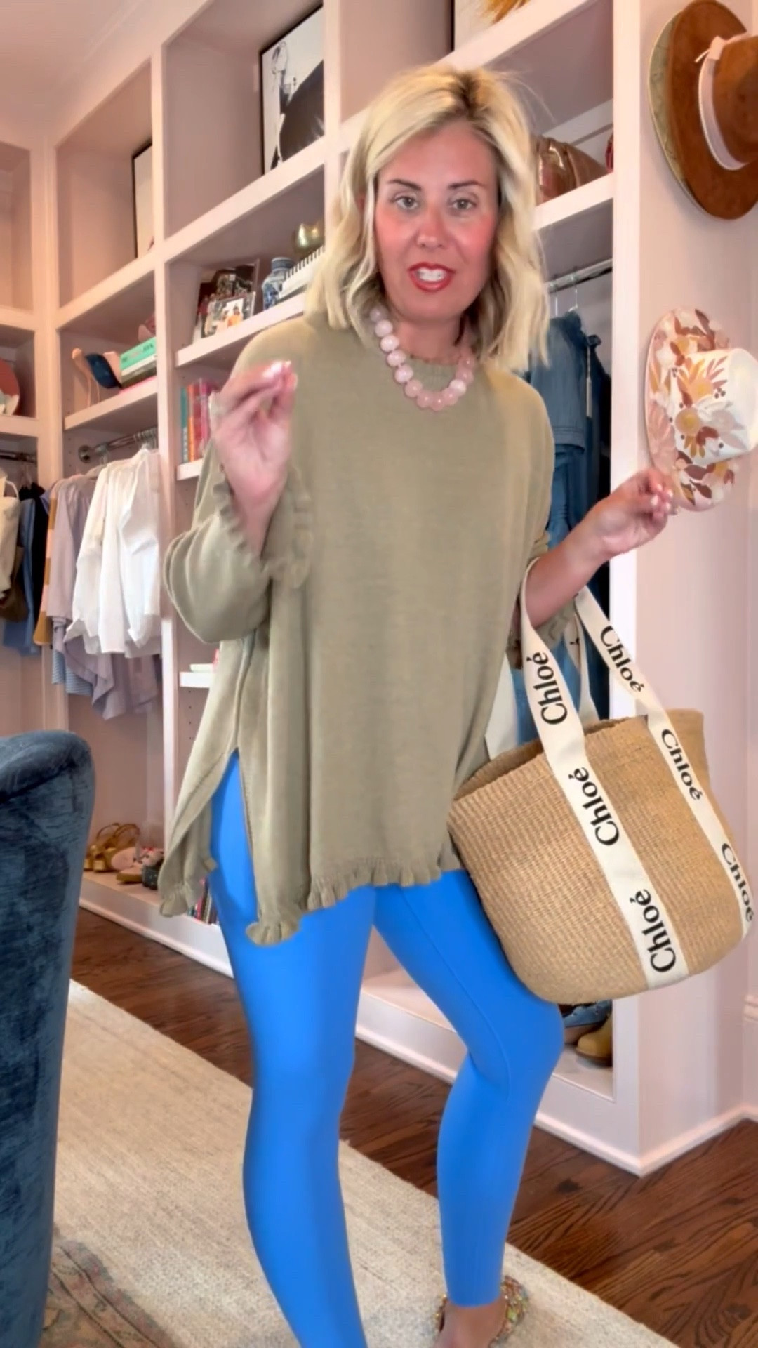 The Catalina sweater is one of those that you will wear on repeat! It’s the perfect throw on & go sweater no matter what you are wearing. This is the regular length and it’s a closet keeper! 
Sweater - o/s regular length
Leggings - 7/8 small
Sandal - 7 (size 1 down) 
￼

#LTKmomlife #LTKdayinmylife #LTKfitnessgoals