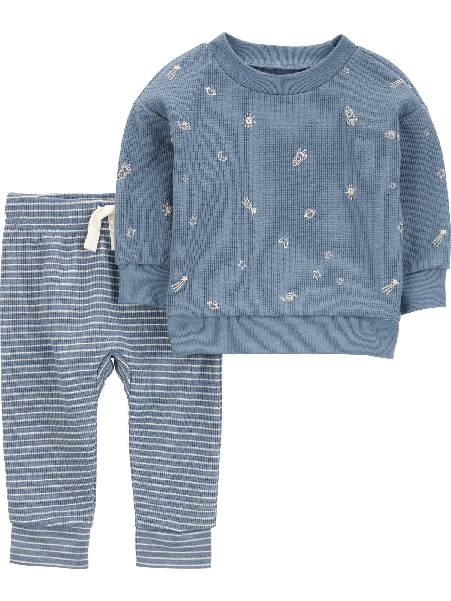 Carter's Child of Mine Baby Boy Outfit Set, 2-Piece, Sizes 0/3-24 Months | Walmart (US)