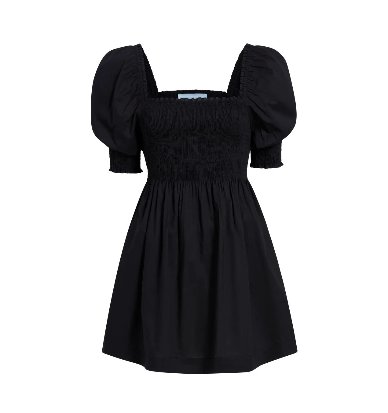 The Athena Nap Dress - Black Cotton | Hill House Home