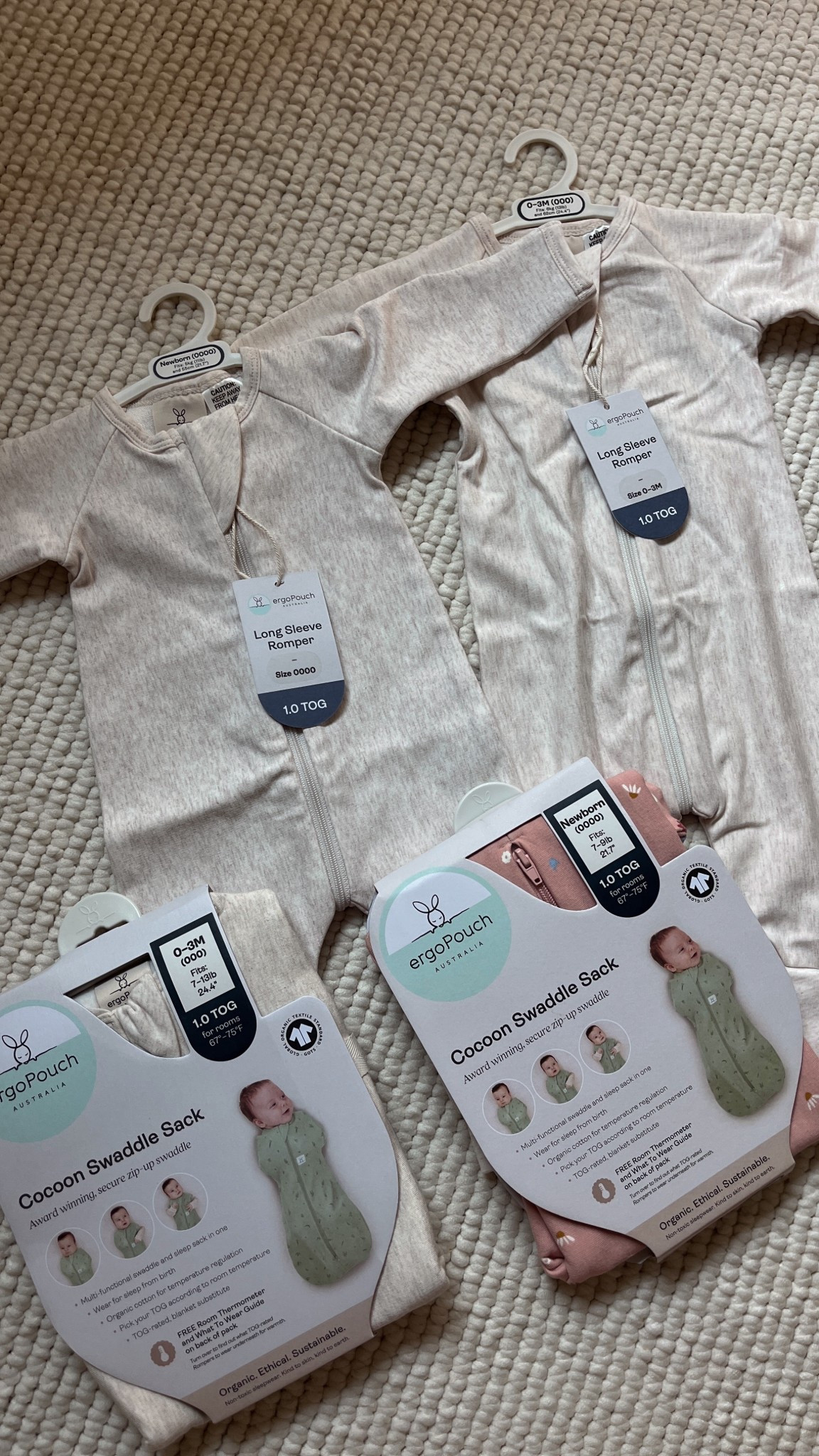 baby sleep sacks & rompers that you can choose for different room temps 👶🏼

#LTKBump #LTKBaby