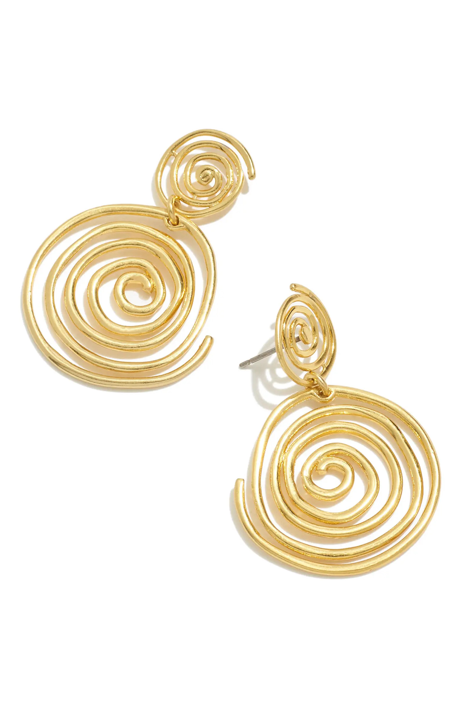 Madewell Spiral Statement Drop Earrings | Nordstromrack | Nordstrom Rack