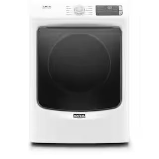 Maytag 7.3 cu. ft. 240-Volt White Stackable Electric Vented Dryer with Quick Dry Cycle, ENERGY ST... | The Home Depot