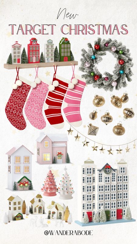 Target Christmas decor, Christmas village houses, Christmas advent calendar, Christmas stocking holder

#LTKSeasonal #LTKhome #LTKHoliday