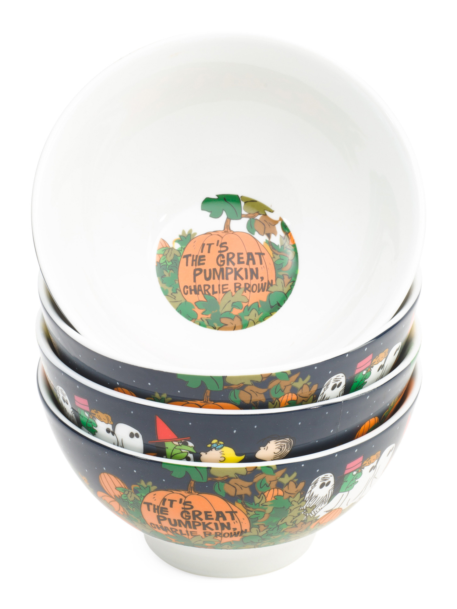 Set Of 4 Great Pumpkin Cereal Bowls | Halloween | Marshalls | Marshalls
