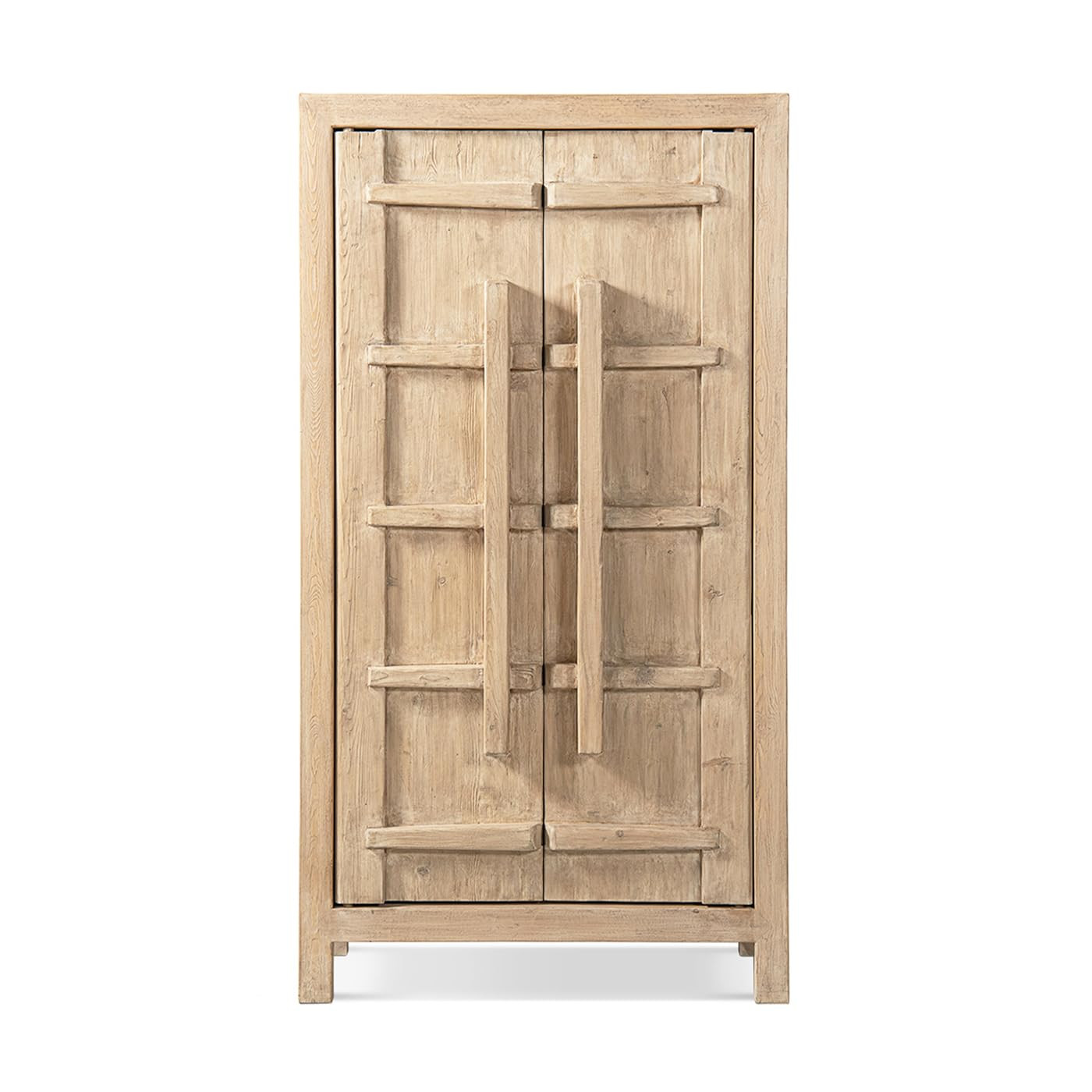 Jennifer Taylor Home Rowan 83" Tall Reclaimed Elm Crossbar Storage Cabinet with Double Doors | Amazon (US)