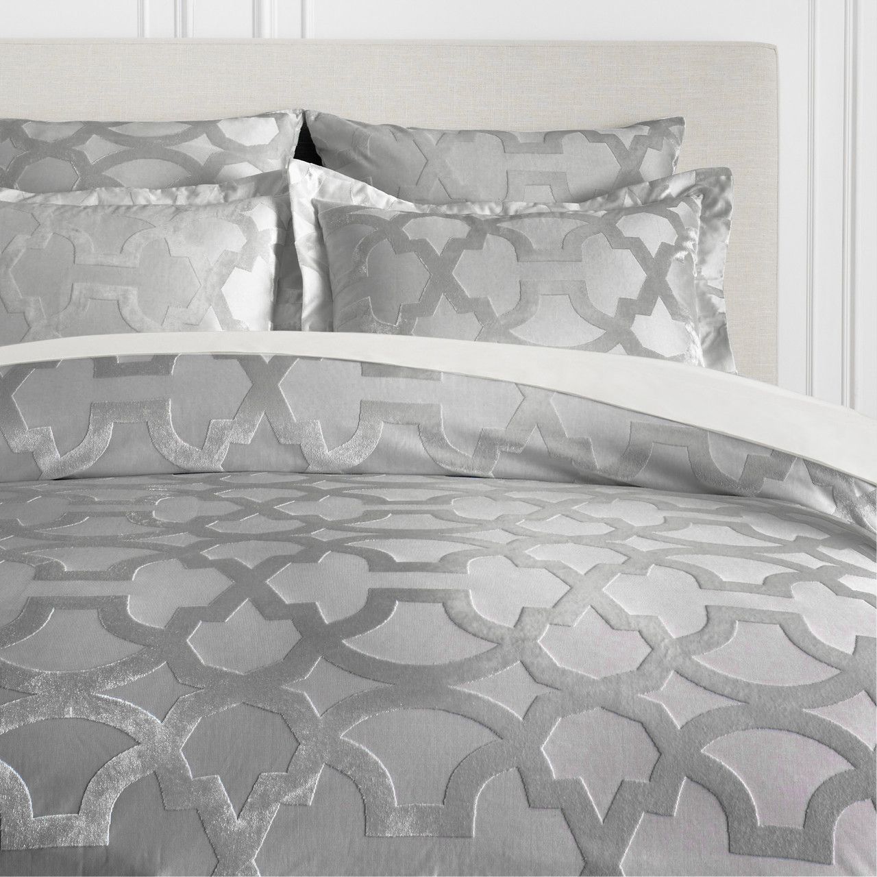 Edessa Bedding - Silver | Z Gallerie