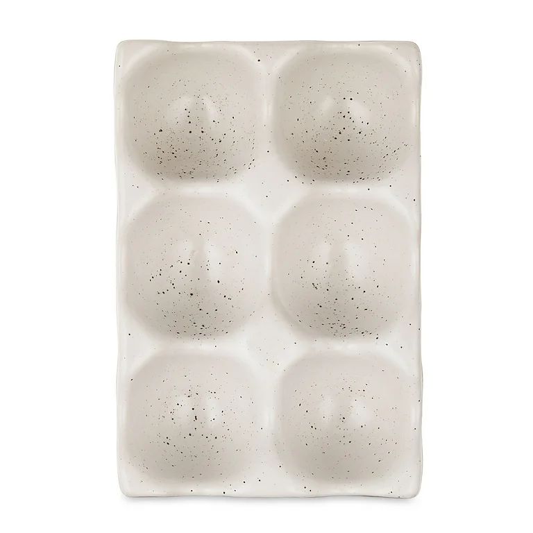 Easter Ivory Ceramic Egg Tray, by Way To Celebrate | Walmart (US)