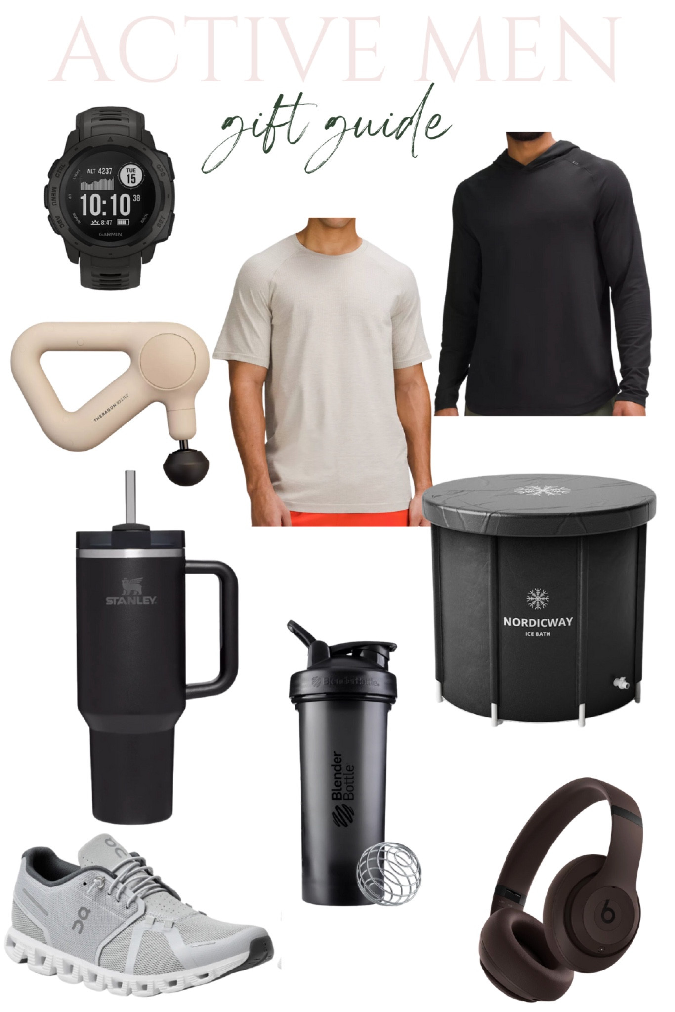 Active men, gift guide, garmin, lululemon, cold plunge, Stanley, beats, shaker, theragun 

#LTKHoliday #LTKSeasonal #LTKGiftGuide