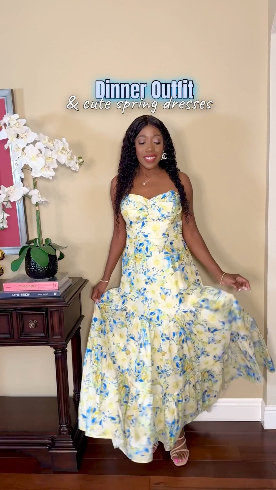 This dress is so perfect for outdoor weddings, date night and parties. 
They’re out of this exact print but added other print and favorites. True to size. Wearing a small. 

Spring Outfit, Spring Dress, Vacation Outfit, Ootd, Date Night Outfit, Floral Dress, Dresses, 

#LTKOver40 #LTKSeasonal 

#LTKdayinmylife #LTKootd #LTKgrwm